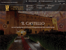 Tablet Screenshot of castellodeisolaro.it